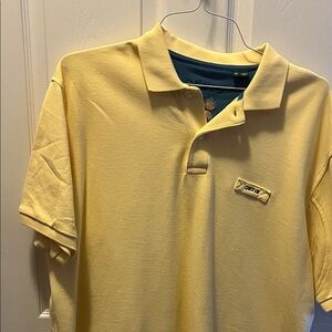 Orvis Men's Polo Shirt in Soft Yellow